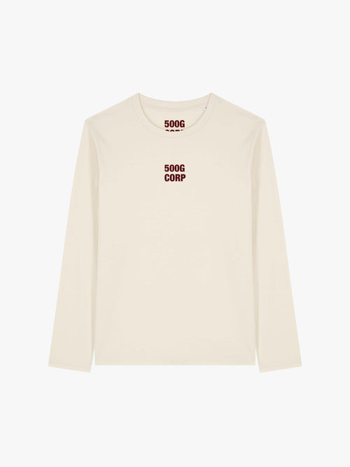 Ecru Trust The Chef Longsleeve, front view