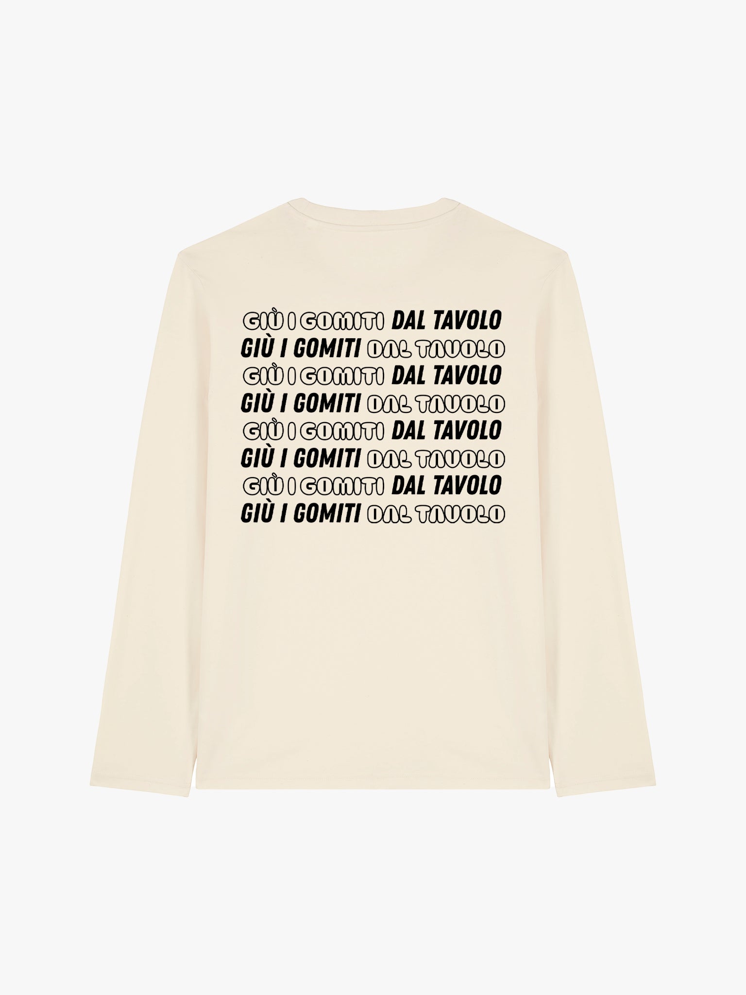 GIÙ I GOMITI LONGSLEEVE