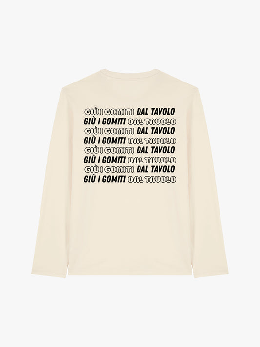 GIÙ I GOMITI LONGSLEEVE (UNISEX) (Copia)