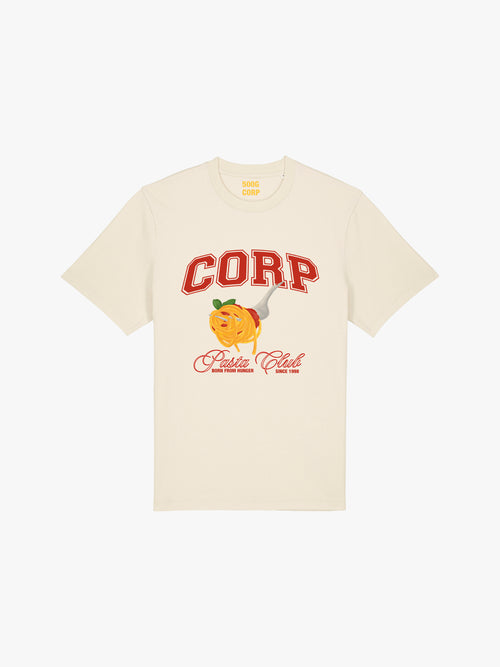 T-shirt 500GCORP, écru, vista frontale