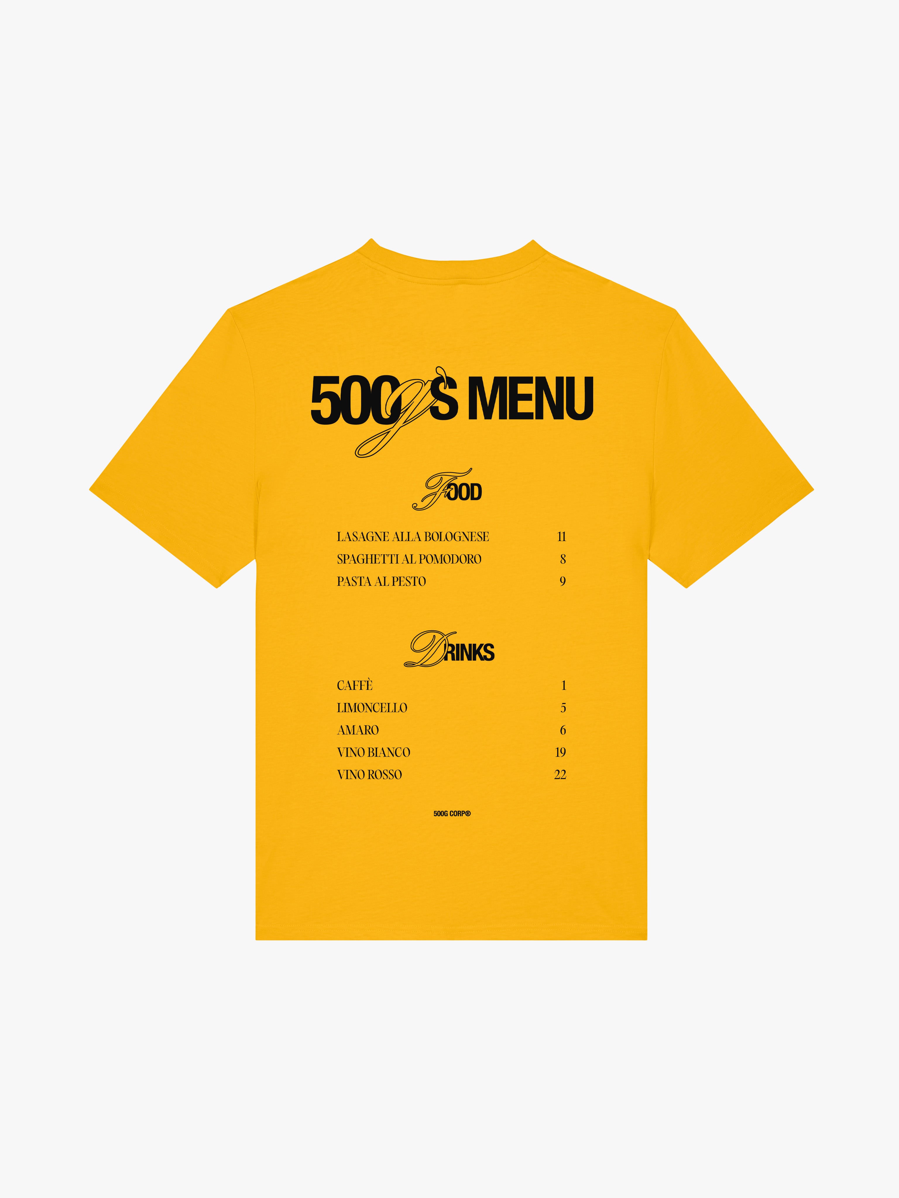 MENÙ T-SHIRT